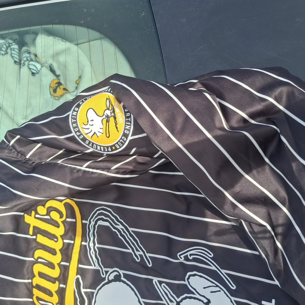 Peanuts Baseball Striped Jacket - Picture 4 of 9